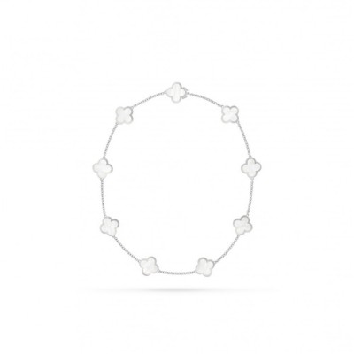 VAN CLEEF ARPELS PURE ALHAMBRA NECKLACE, 9 MOTIFS 674520